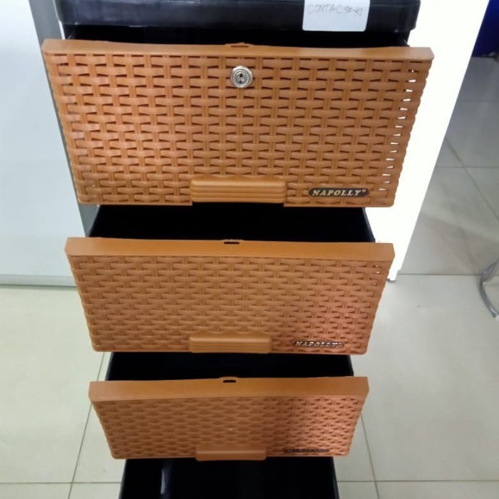 (PROMO) LEMARI PLASTIK LACI 4 SUSUN/CONTAC