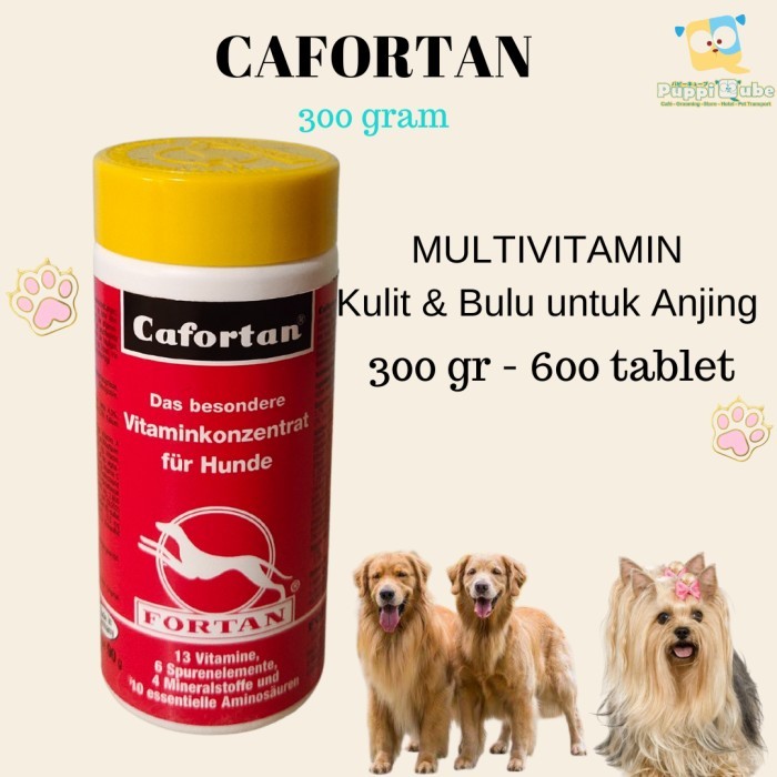 Terbaru Cafortan 300 Gr - Multivitamin Anjing