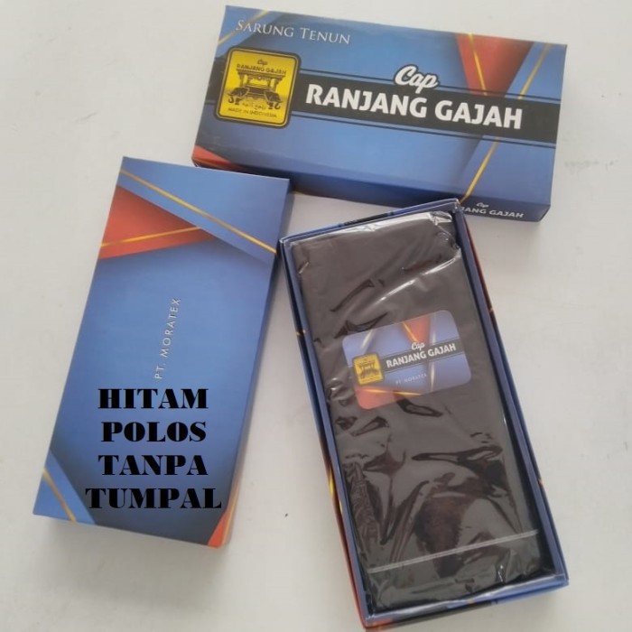 Sarung Ranjang Gajah Hitam Tanpa Tumpal Kualitas Premium #Gratisongkir #Sale #Discount
