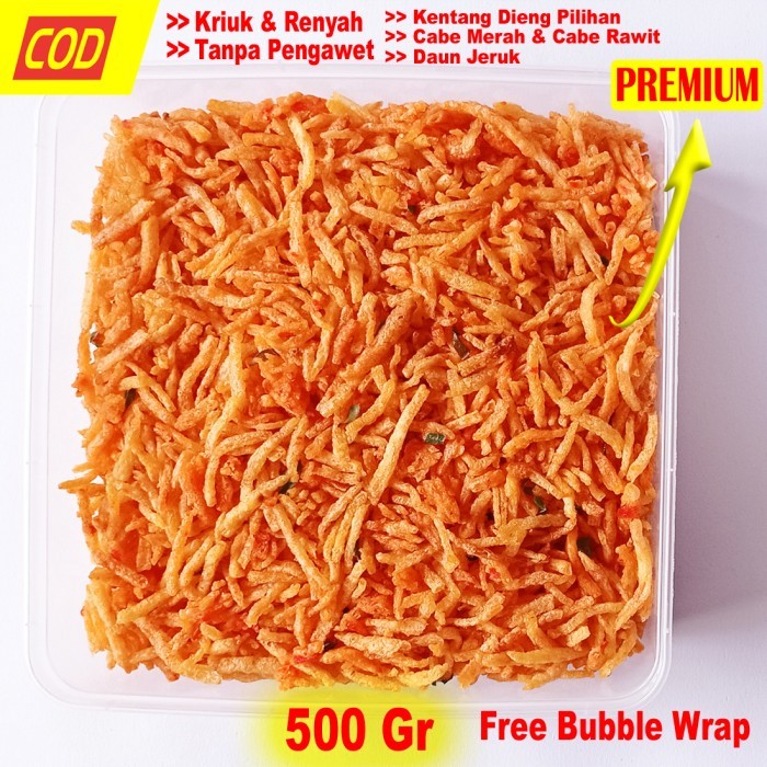 

Camilan Kentang Mustofa Mustopa Kering Kentang Campernik 500 Gram