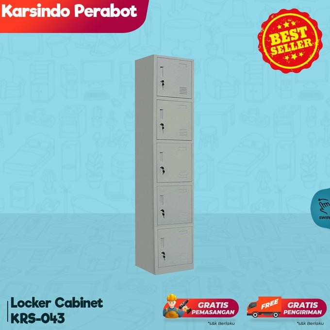 

Locker Cabinet/Lemari Arsip/Filling Cabinet/ KRS-043-N