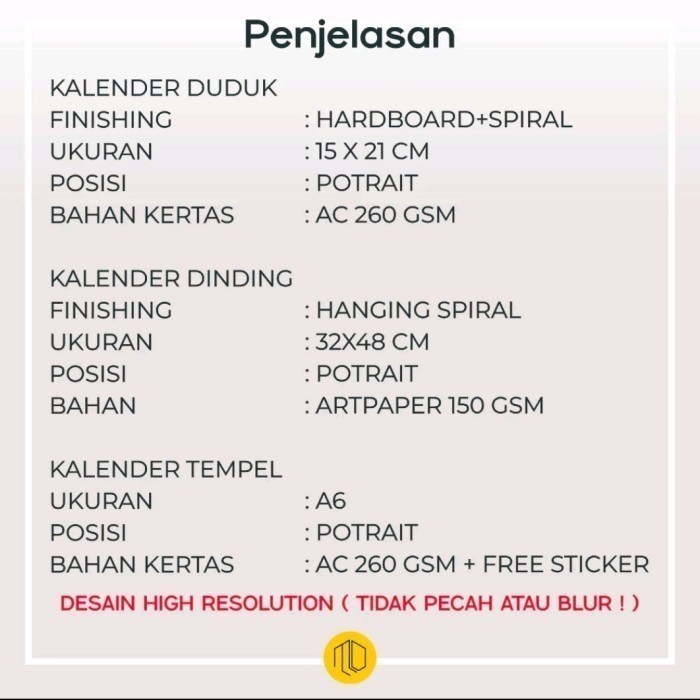 

Kalender 2025 Aesthetic Dinding Meja Tema Cuaca Musim