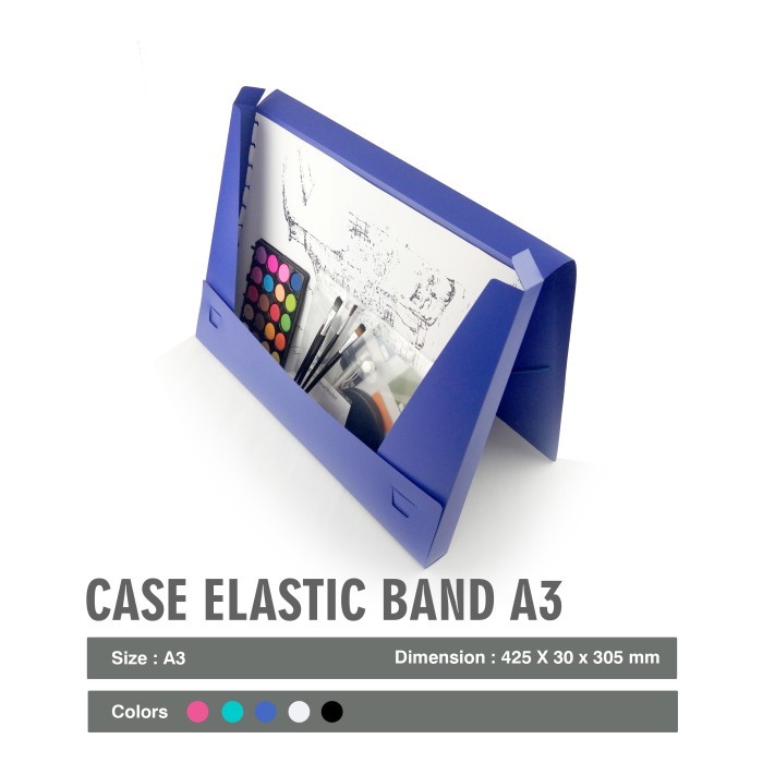 

Case Elastic Band Document Box File Daiichi Dos A3