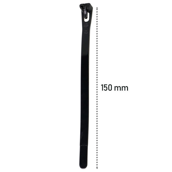 

Kabel Ties Cable Organizer Reusable 8 X 150 Mm 100Pcs - Hitam