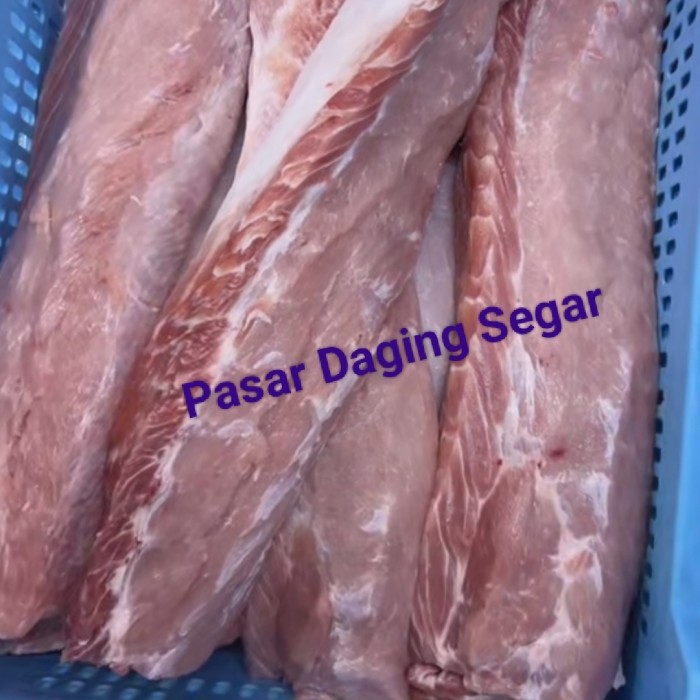 

PORK LOIN BLOCK/ DAGING BABI HAS/KARBONAT ISI DAGING BABI (KG)