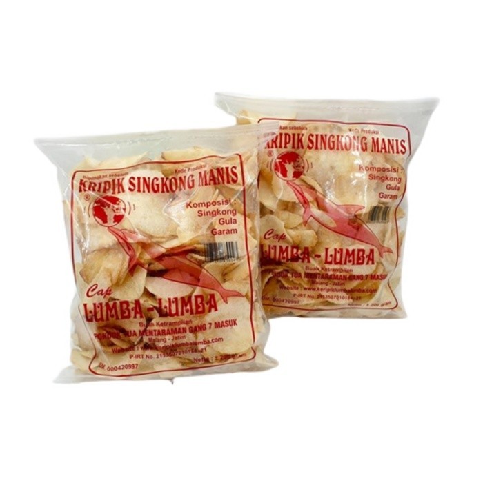 

BUNDLING 3 KERIPIK KRIPIK SINGKONG CAP LUMBA MALANG 500 GR 500GR 3PCS