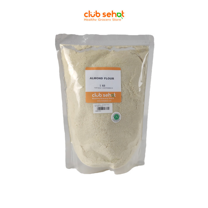 

CLUB SEHAT ALMOND FLOUR TEPUNG ALMOND ALMOND MEAL ALMOND BUBUK 1 KG