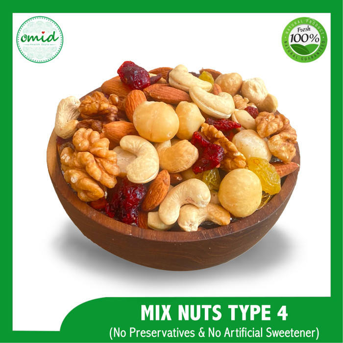

MIX NUTS TYPE 4 / KACANG CAMPUR 1KG
