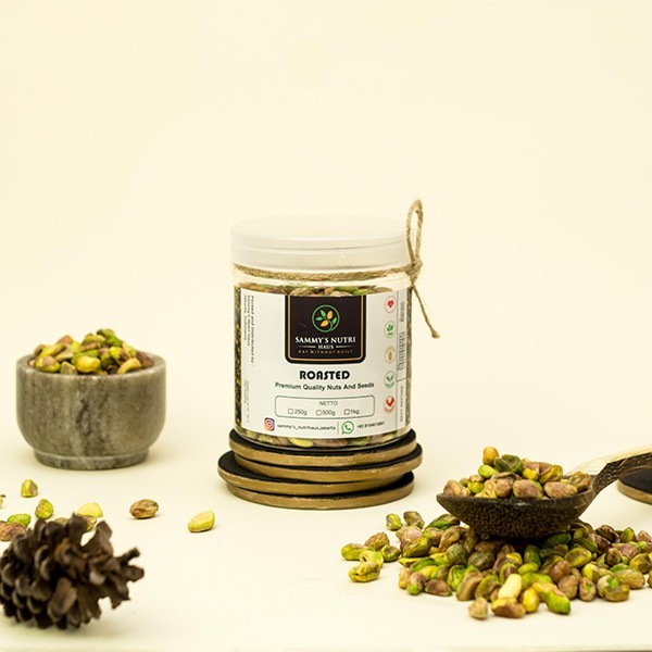 

ROASTED UNSALT PISTACHIO SKINLESS 250G (KACANG PISTACHIO PANGGANG)