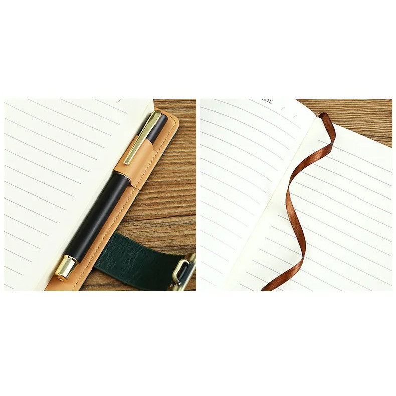 

Buku Jurnal Leather Notebook Diary 80GSM 265 Halaman with Lock Coklat