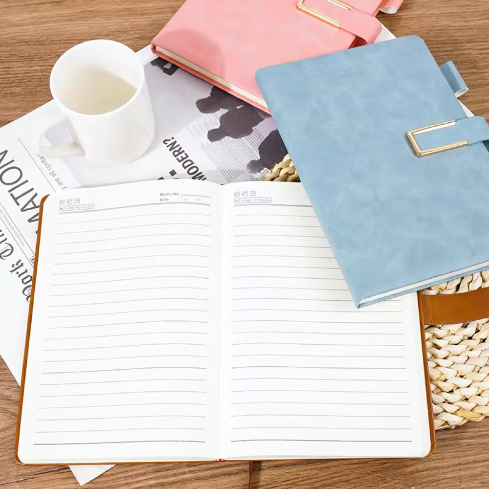 

Toddi Buku Jurnal Leather Notebook Diary A5 80GSM 200 Halaman Biru Tua