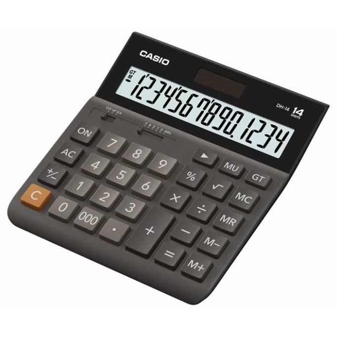 

Kalkulator Meja CASIO DH-14-BK Office Desktop Wide H Series Calculator