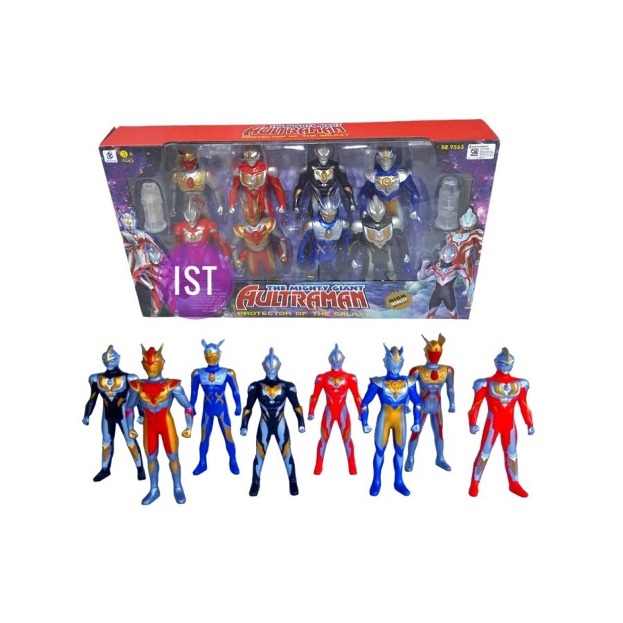 mwn.toys Mainan Robot Ultramaann 8 pcs No.BP9565