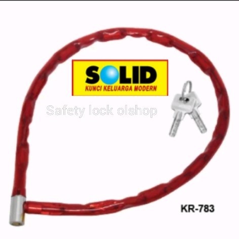 RANTAI GEMBOK SEPEDA MOTOR RUMAH SOLID