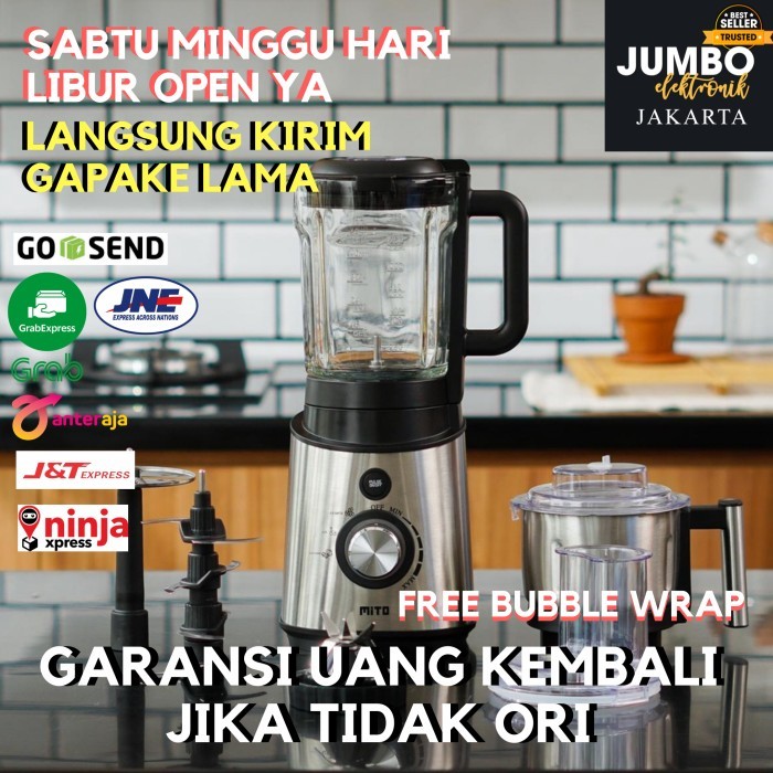 Mitochiba Mito Food Processor Blender Bl100 Bl 100 Omni Blade Garansi