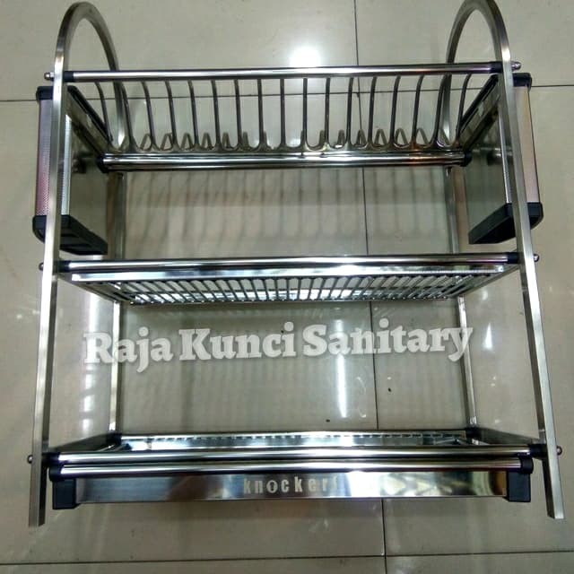 Rak Piring Knokers Wjd 650 Stainless Sus 304 /Rak Piring Stainless 304