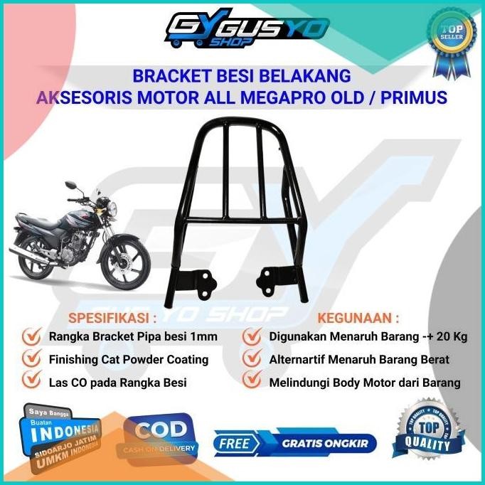 Bracket Holow belakang Box Megapro Primus lama / Honda Megapro (COD) 0