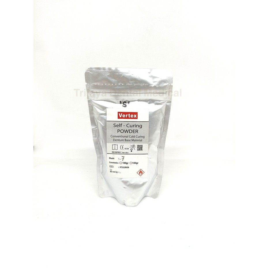 

SALE Powder Acrylic Vertex Self Cure 100 gr Pink