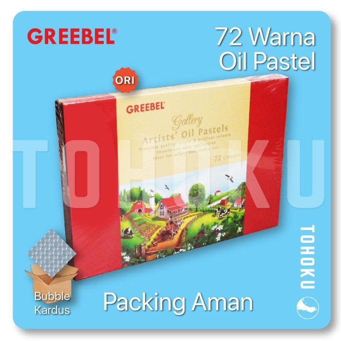 

HOT PROMO (Packing Aman) Gallery by Greebel 72 Warna Artist Oil Pastel Crayon