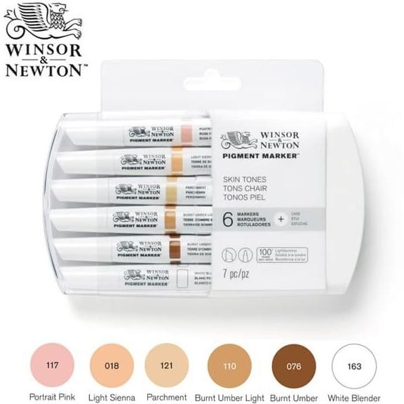 

PROMO Winsor & Newton Pigment Marker 6 Set Skin Tones