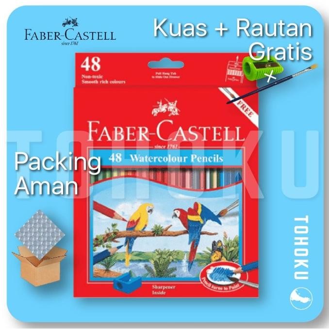 

HOT PROMO Pensil Warna Cat Air 48 - Faber Castell Watercolour Pencils
