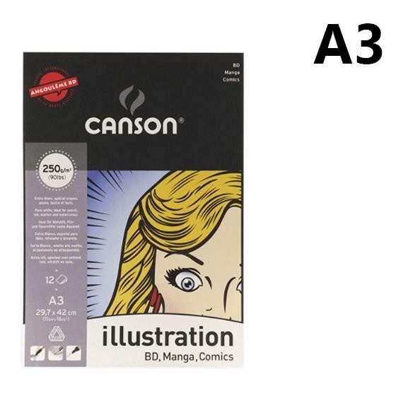 

HOT PROMO Canson Illustration BD, Manga, Comics Pad A3