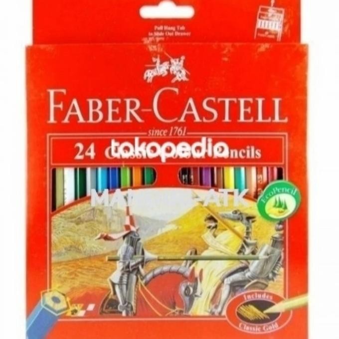 

HOT PROMO PENSIL WARNA FABER CASTELL CLASSIC ISI 24 WARNA
