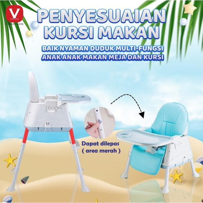 Baru V-Baby Care My Chair (Baby Booster & High Chair)/Vbaby-G01