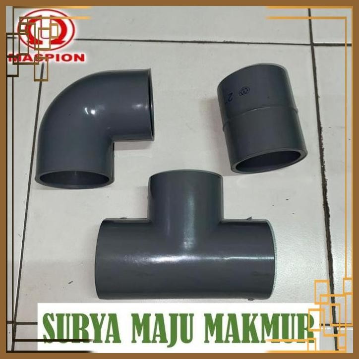[SMM] SAMBUNGAN PIPA 2 INCH MASPION AW KENI 2 INCH TEE 2 INCH SOK 2 INCH MASPION AW L T ELBOW LBO