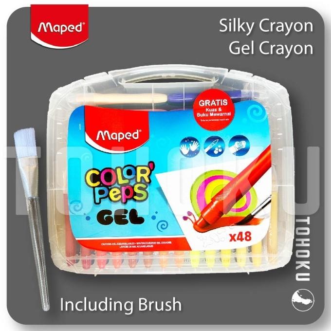 

TERMURAH Maped Smoothy Crayon 12 Warna - Krayon Sekolah PREMIUM GEL Based