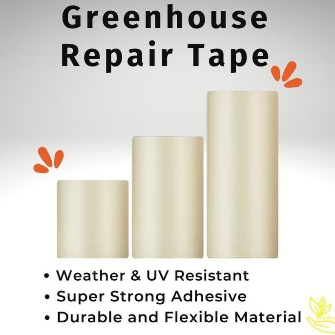 

LAKBAN PLASTIK UV GREENHOUSE REPAIR TAPE 15CMX10M ASLI