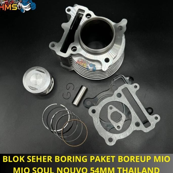 BLOK SEHER MIO SPORTY MIO SOUL FINO KARBU NOUVO RACING BOREUP 58.5 58 54 MM 58,5MM 58MM 54MM THAILAN