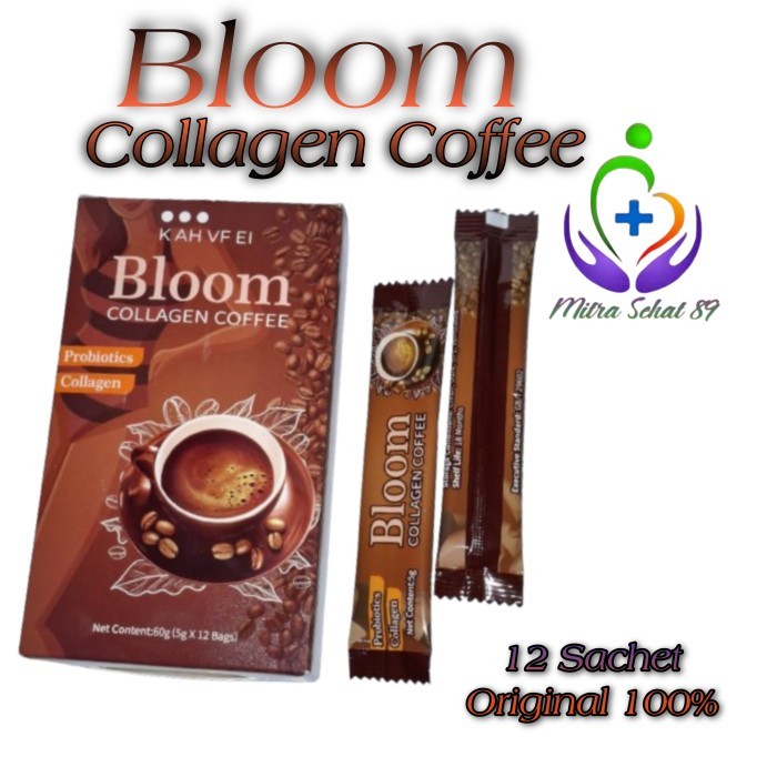 

TERBARU! Kopi Bloom Original 1Box 12Pcs Kopi Bloom Collagen Coffee Bloom