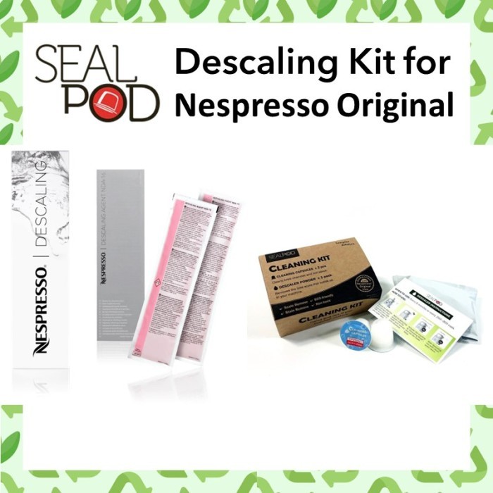 

Nespresso Descaling Kit atau SealPod Cleaning Kit