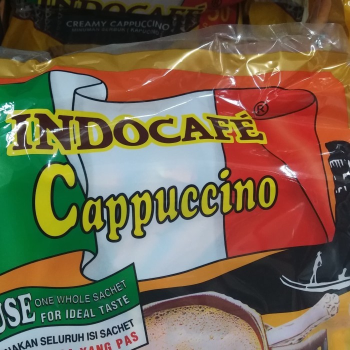 

PROMO! INDOCAFE CAPPUCCINO isi 50sachet