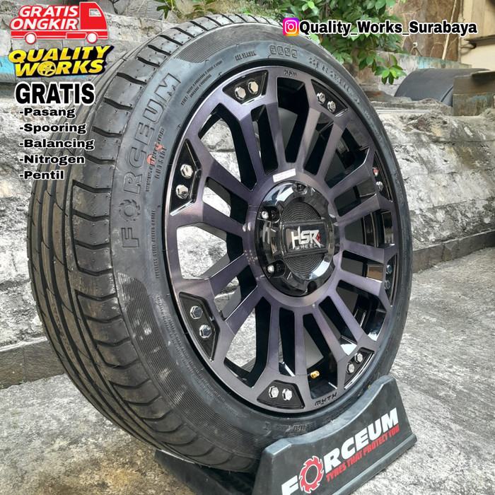 Paket Velg Mobil Hsr Myth05 Ring 18 Ban 235 55 R18 Accelera
