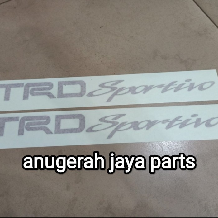 Jual Stiker Trd Sportivo Hitam/Putih Yaris 2019-2021 Original