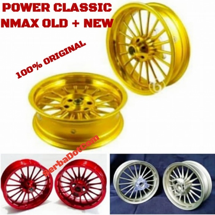 Velg Power Nmax Old New Classic Palang 18 Ori No Rossi Daytona Vnd
