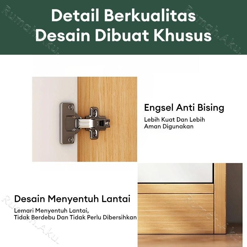 Lemari Pakaian 1 Pintu Lemari Baju Anak Kayu Lemari Kecil Estetik Lemari Penyimpanan Serbaguna