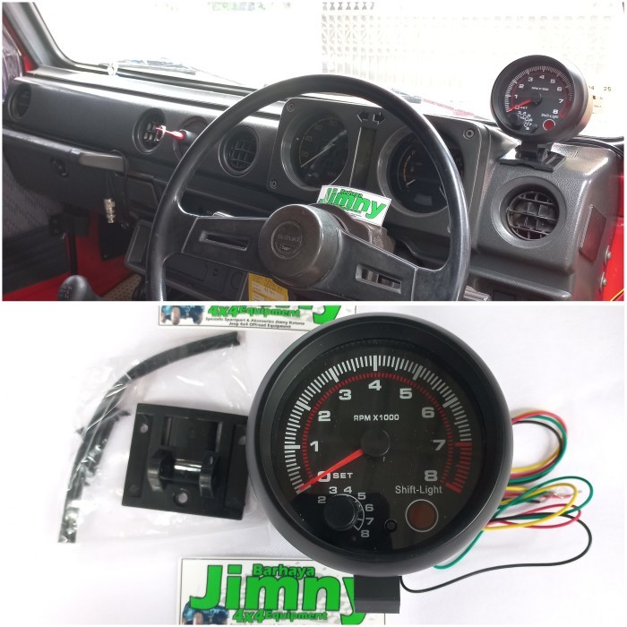 RPM METER MOBIL JIMNY TAKOMETER TACKOMETER BISA UNTUK KATANA UNIVERSAL