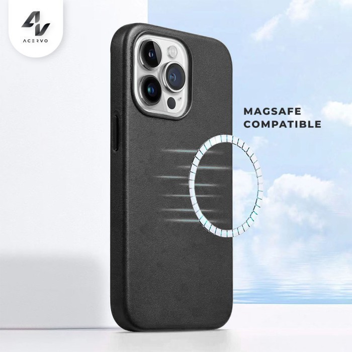 Iphone 12 Series Leather Case Magsafe (Pop-Up Animation) Ori Version