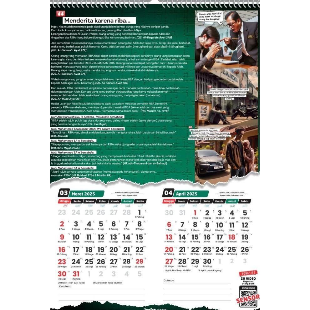 

Kalender Dinding 2025 Jogist Original Dan Terpercaya
