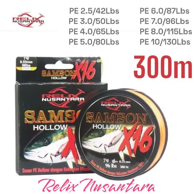 Senar Pancing PE X16 SAMSON 300m- Relix Nusantara