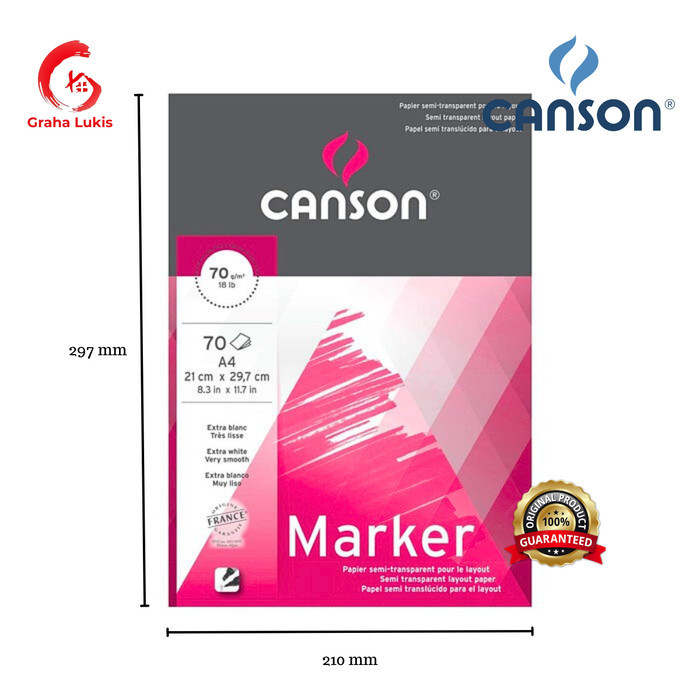 

SALE TERLARIS CANSON LAYOUT MARKER PAD A4 READYY