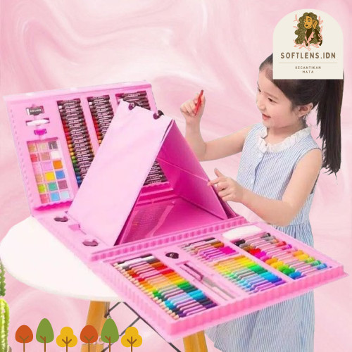 

SALE TERLARIS CRAYON ANAK SET 208 ALAT GAMBAR PERLENGKAPAN MELUKIS KADO ULANG TAHUN READYY
