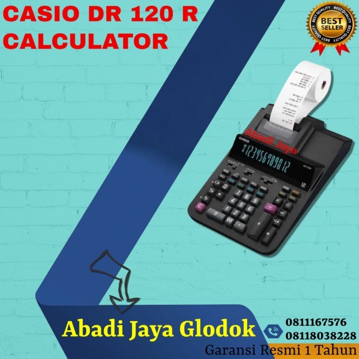 

CASIO DR-120R CALCULATOR