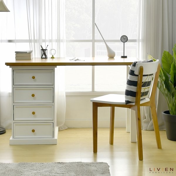 Meja Kerja Laci Maple Story - Meja Belajar - LIVIEN Furniture