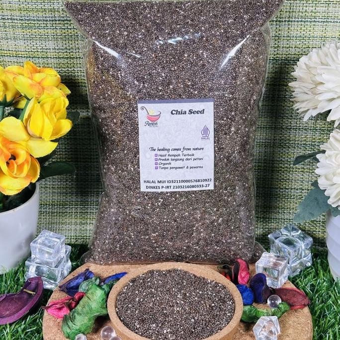 

Black Chia Seed Organic 1 kg Kualitas Terbaik