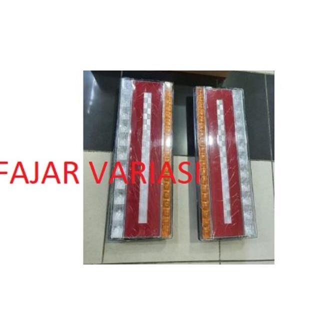 Stop Lamp 24 Volt Truk Model Kotak Lampu Rem Truck
