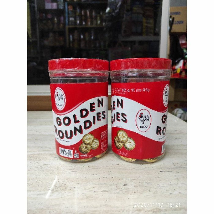 

Coklat Jago Golden Roundies Toples (Isi 95 Pcs)